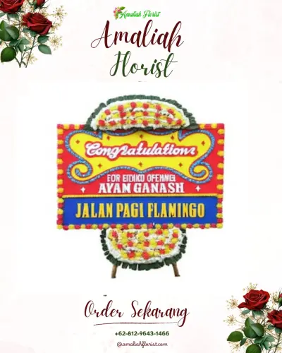 Bunga Papan Congratulation di Triwung Kidul